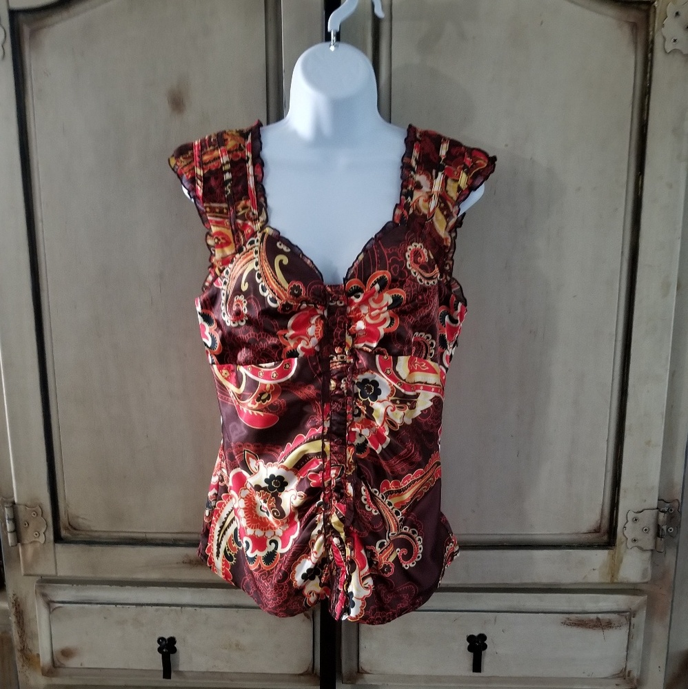 MKM Designs Multi Colors Blouse